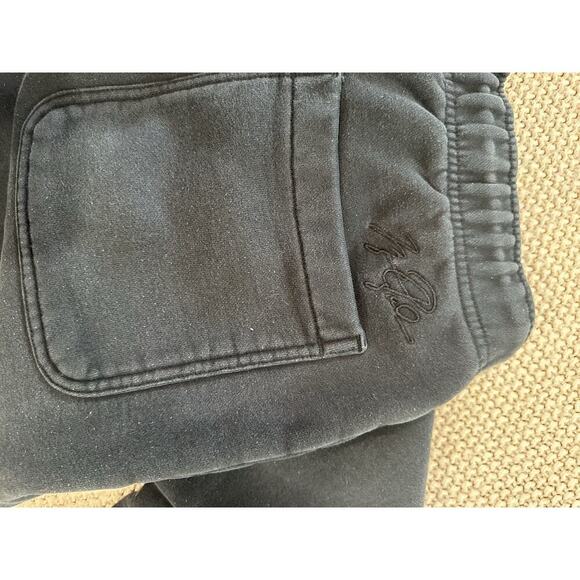 Jordan Pants Mens S Black Fleece Sweatpants Joggers Tapered Leg Essentials - Picture 5 of 6